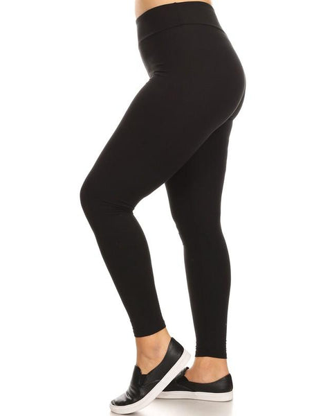Simply Soft Everyday Yoga Style Butter Soft Leggings in Black - Essentially Elegant 
