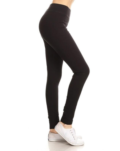 Simply Soft Everyday Yoga Style Butter Soft Leggings in Black - Essentially Elegant 
